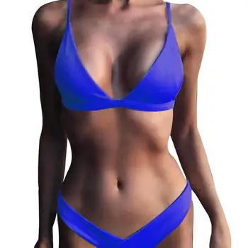 Letné Sexy Bikiny Nastavenie Push Up Unpadded Brazílske Bikini Set Ženy Obväz Bikini Set Plavky, Plavky XL Kúpanie 2021